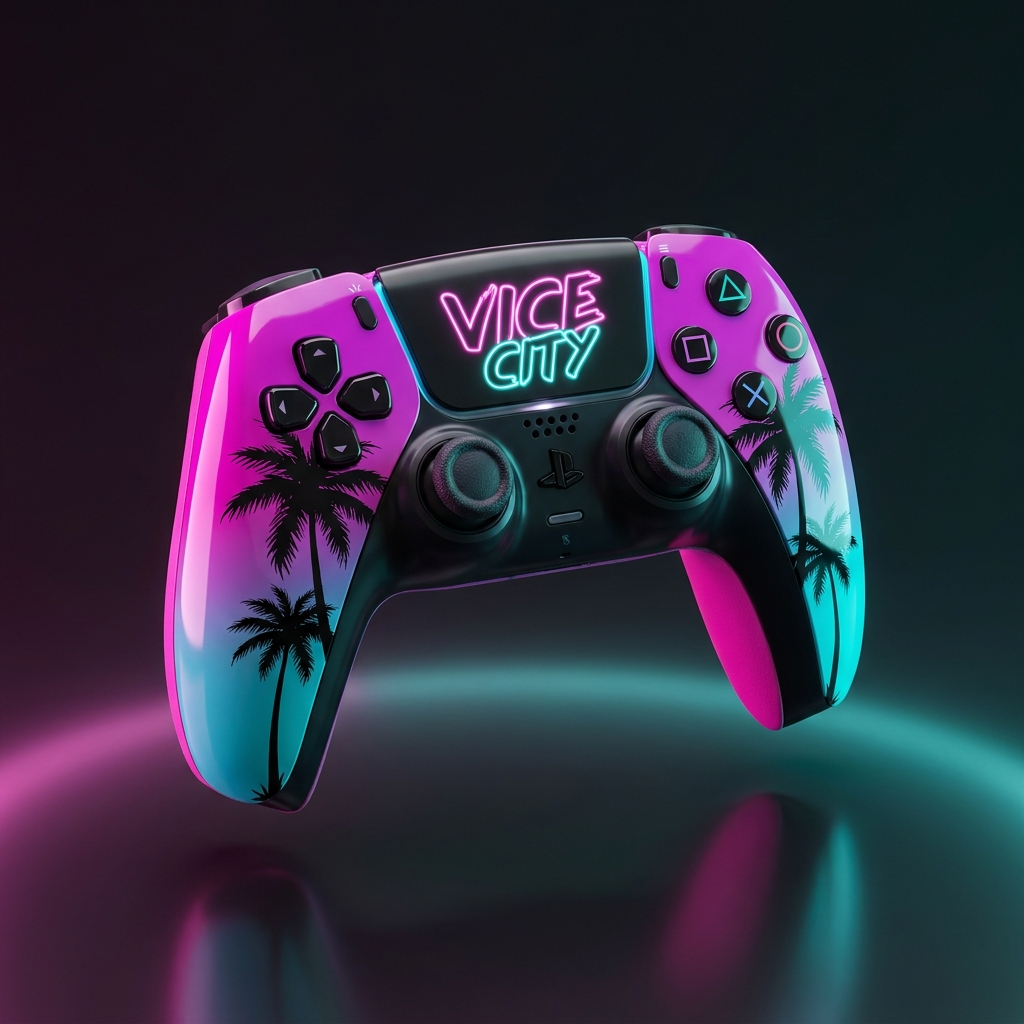 Manette DualSense — GTA VI Vice Edition