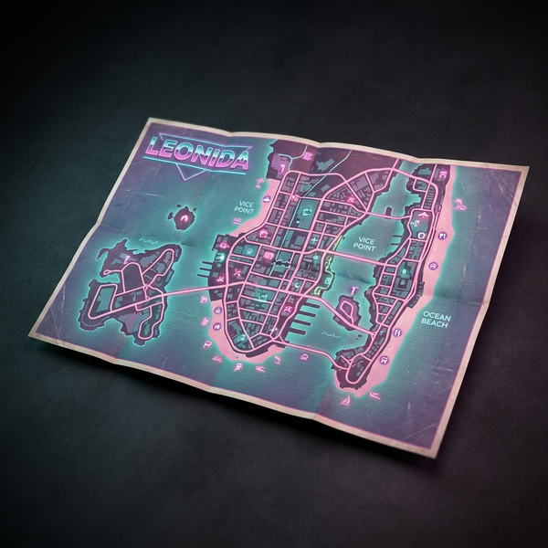 Carte du Monde GTA VI — Leonida