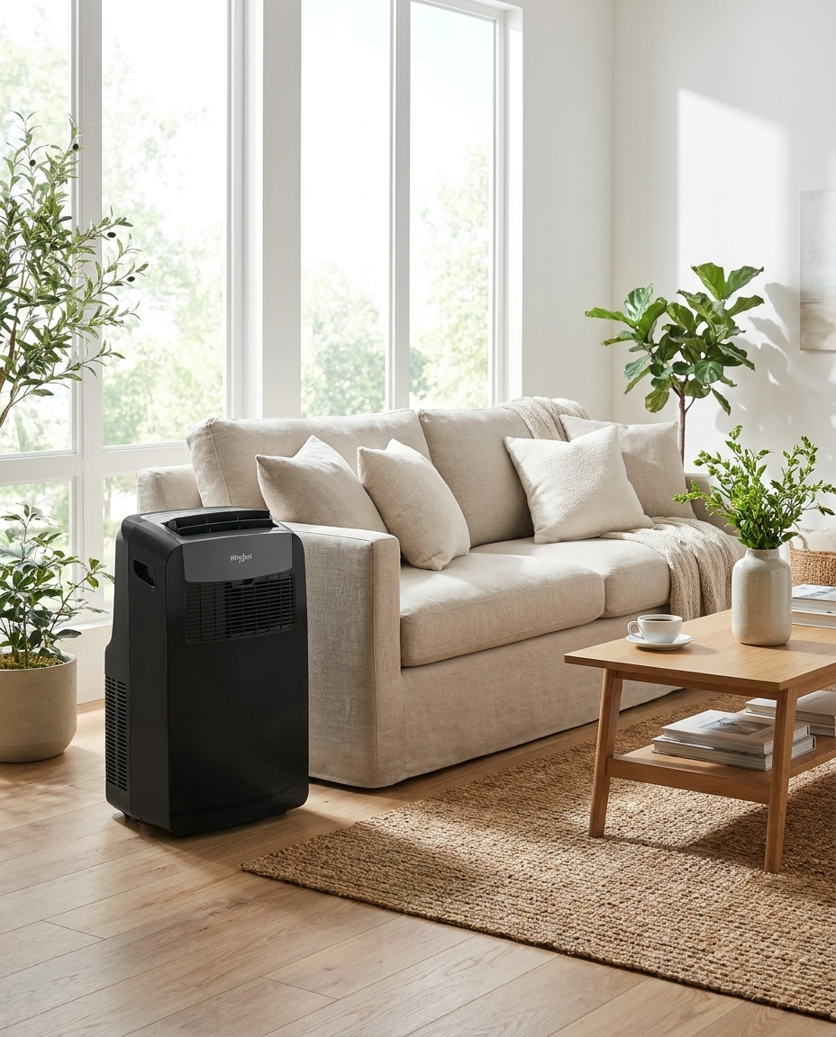 Whirlpool PACB212HP — Climatiseur portable réversible 12 000 BTU